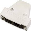 encitech 6550-0100-03 Obudowa złącza D-SUB TRI-M-25-K, tworzywo sztuczne, metalizowane, 180 °, 45 °, 45 °, 1 szt.