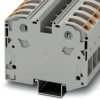 High current terminal, plug-in connection, 2.5-35 mm², 1 pole, 125 A, 8 kV, gray, 3212064