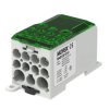 Blok dystrybucyjny - rozdzielczy OJL280A zielony we: 1xAl/Cu 35-120 wy: 2x6-35mm2/5x2,5-16mm2/ 4x2,5-10mm2 1000V MAB1281G10