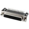 Connfly DS1037-01-25FNAKT74 D-SUB Receptacle 25 Pins Solder Tray