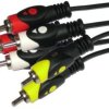 KABEL 3xRCA-3xRCA 5.0m ŁEZKA