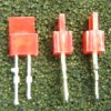 LED 1 x 5mm red stackable