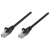Intellinet 343350 Network Patch Cable, Cat6, 5m, Black, CCA, U/UTP, PVC, RJ45,