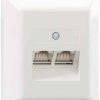 Gniazdo sieciowe nadtynkowy Rutenbeck 13411503 wkład CAT 6a