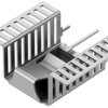 Clip-on heatsink, (L x W x H) 35 x 23 x 15 mm, 17.4 K/W, solderable surface, 10151864