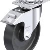 Blickle 952318 L-PP 200K-FI Rolka obrotowa z blachy stalowej Średnica koła: 200 mm Maksymalne obciążenie: 400 kg 1 szt.