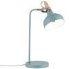 Lampka biurkowa Neordic Juna 1x20W E14 ziel/miedz/drewno 230V met/drewno PL79651
