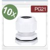 Quadrios 24CA410 Cable gland polyamide white PG21 10 pcs