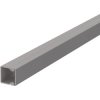 Cable duct, (L x W x H) 2000 x 15 x 15 mm, PVC, stone gray, 6024955, 1 piece with 2 meters