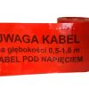 Folia Kablowa Czerwona Enea Szer. 30 Cm Grubość 0,5 Mm Z Perforowanymi...