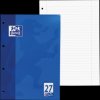 100050352 A4 notepad, lined, 50 sheets, ruling 27, punched