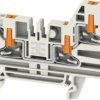 Through terminal block, push-in connection, 2.5 mm², 24 A, 8 kV, light gray, 2847430000