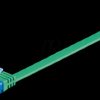 96308 Cat.6a Flat 0100 Patch green  1m