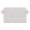 WAGO 280-362 2.5mm End and Intermediate Plate Light grey