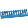 TruConnect 214168 5mm Low Profile 45 Degree 12 Way Terminal Block