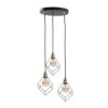 Lampa Wisząca Loftowa 3X E27 Ruben Gold