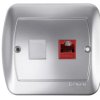 Simon Akord Gniazdo komputerowe pojedyncze RJ45 5e aluminium metalizowane AF51/26