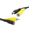 KABEL 1RCA+GN.DC - 1RCA+WT.DC 20M
