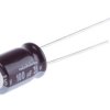 Kondensator 100 μF 35 V dc Otwór przelotowy Nichicon Przewód promieniowy roztaw: 3.5 mm