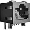 Socket, RJ45, 8 pole, 8P8C, Cat 5, solder connection, through hole, 1-406541-4