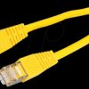 1.0m Cat.5e cable, yellow, network cable RJ45