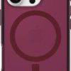 Otterbox Symmetry Series Futerał backcase Apple iPhone 16 Pro czerwony Ładowarka indukcyjna, Kompatybilny z MagSafe 77-9