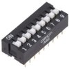 Przełącznik DIP-SWITCH Ilość sekcji 9 ON-OFF 0,025A/24VDC A6E-9104-N