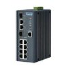 Zarządzalny przełącznik sieciowy warstwy 2, z 8x port FE, 2x port combo Gigabit RJ45/SFP, X-Ring Pro, RSTP/STP EKI-7710E-2C-BE
