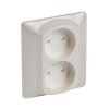 SISTENA LIFE Plakietka Pearl gniazda podwójnego z uziemieniem 771532 LEGRAND