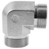 Hydrauliczne kolanko gwintowane, Stal, Powlekane cynkiem, G 1/4 męskie - G 1/4 męskie, 350 bar