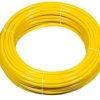 Insulating tube, inside Ø 1.5 mm, L 50 m, yellow, PVC, -20 to 90 °C, 08010002004