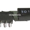 Przełącznik koł. ON/OFF/ON czarny MRS-103a
