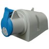 Gniazdo el. siłowe 32A 3P IP44 wtyk 1-faz. 230V AC N/T