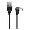 Złącze USB A/DC 5,5/2,1 wt-wt 1,5m kątowy Goobay