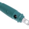 Adapter z wtykiem bananowym Męski Śruba typ Wtyk bananowy Zielony 16A Hirschmann Test & Measurement rozmiar 4 mm