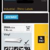 1805430 DYMO IND tape, vinyl, 24 mm, black/white