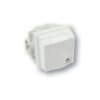 Gniazdo podtynkowe 32A 5P 400V białe IP44 DESIGN 895-6v