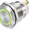TRU COMPONENTS 1273003 Przycisk GQ19F-10E/G/12V/S, 19 mm, 48 V/DC, 3 A, 1 szt.