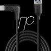 32014 USB 10-Gbps cable, A connector to C connector, 90° angled, 1.5 m
