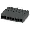 Socket header, 8 pole, pitch 2.5 mm, straight, black, 1269215