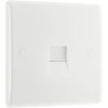 BG 8BTM/1 White Nexus Moulded Single Master Telephone Socket Screw Type