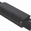 Łącznik szynoprzewodu IP20 3-fazowy czarny TRACK LONG CONNECTOR 4W BLACK GXTR021