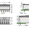 WAGO 2091-1328 Obudowa męska na PCB 100 szt.