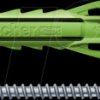 567871 Dübel + Winkelhaken, SX Plus Green 6x30 WH K, 8-teilig