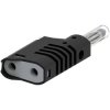 Electro PJP 1089-CD1-N Jack Plug 4mm Pin Black for 2.5mm² Cable 1pc