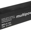 Akumulator ołowiowy multipower PB-12-2,4-4,8 MP2,4-12C, AGM, 12 V, 2.4 Ah