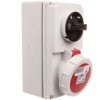 Gniazdo stałe z wyłącznikiem 0-1 małe 16A 4P 400V IP44 /blokada mechaniczna/...