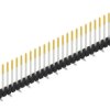 Pin header, 30 pole, pitch 2.54 mm, angled, black, SL10SMD13030S