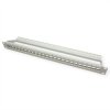Patch panel ROLINE 19 keystone, 24P, nieekranowany, szary