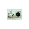 Wtyk mikrofonowy 3pin mont.gold